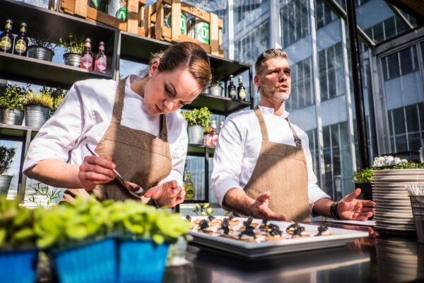 Friedjof Kempenaar werkt samen met Grand Catering voor vegan fine dining op events