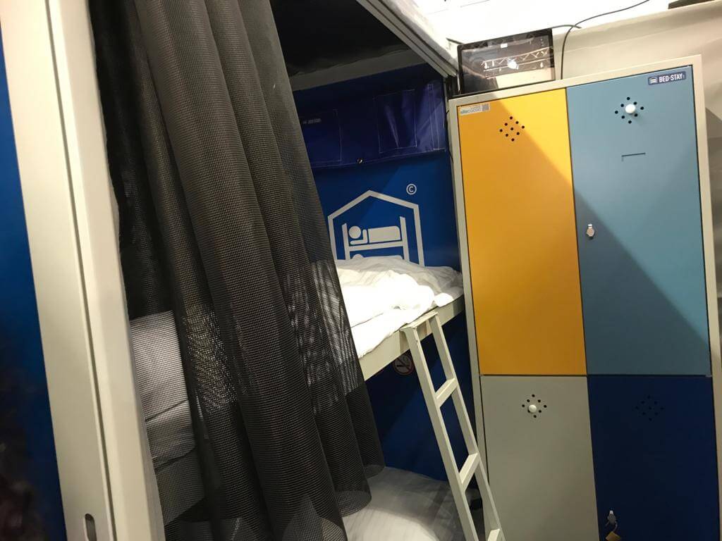Bedstay eventaccomodatie met lockers