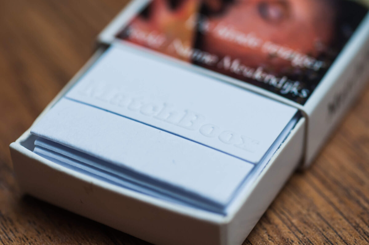 Matchboox als relatiegeschenk of herinnering aan een event