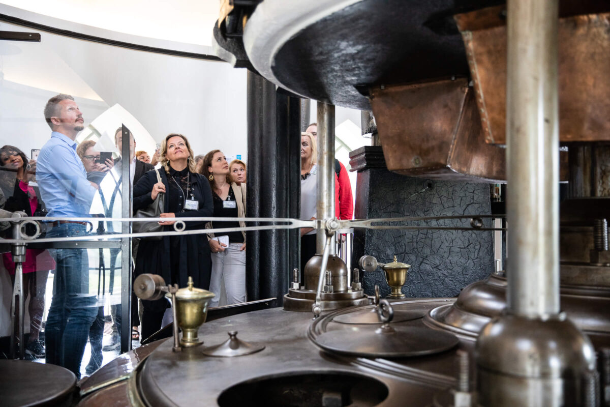 eventmanagers en planners tijdens de tour