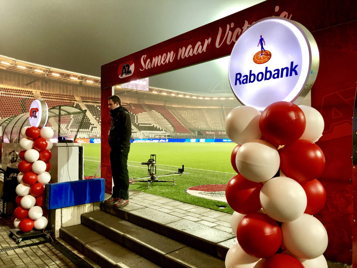 event inspiration | ball-on | gespot | Ballon_pilaar_AZ_Rabobank