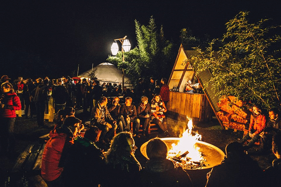 event inspiration | netl | locatie | gespot Event rond kampvuur