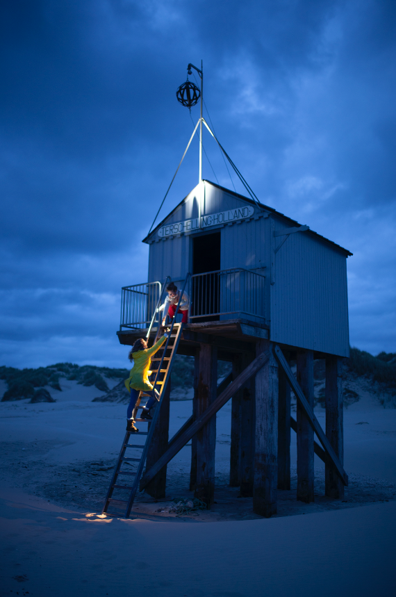 drenkelingenhuisje donker - meet in friesland - donker - nacht - night sky