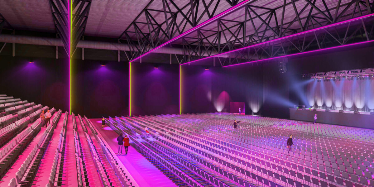 podium stage locatie Mainstage visual 1