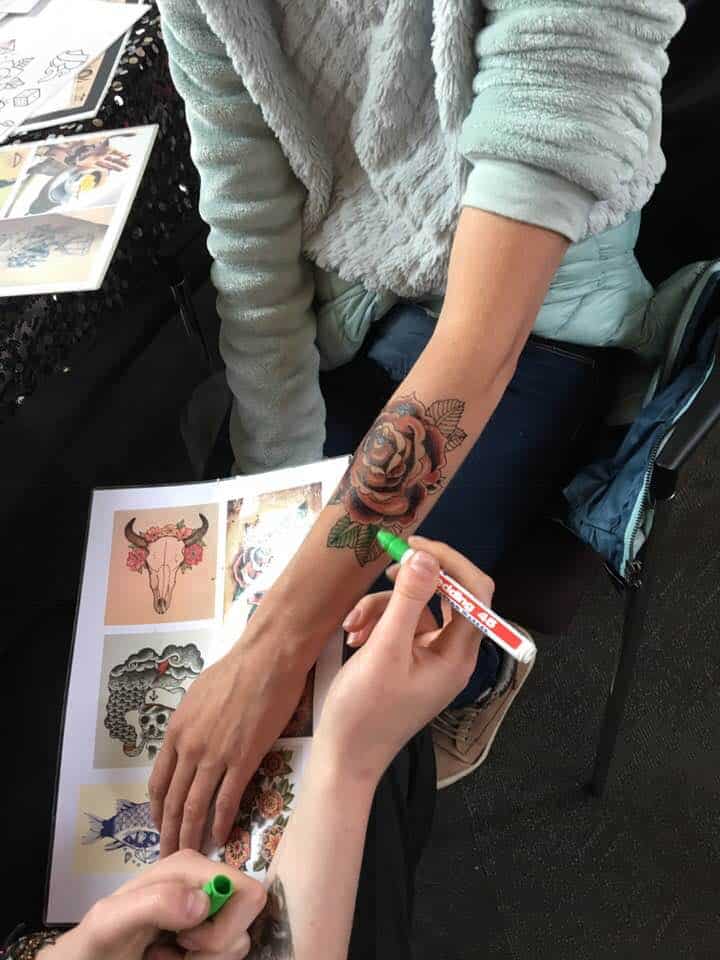 Tuig Tattooshop - beurs - brandactivation - tattoo - tatoeage - tekening - illustratie - stiften - 4