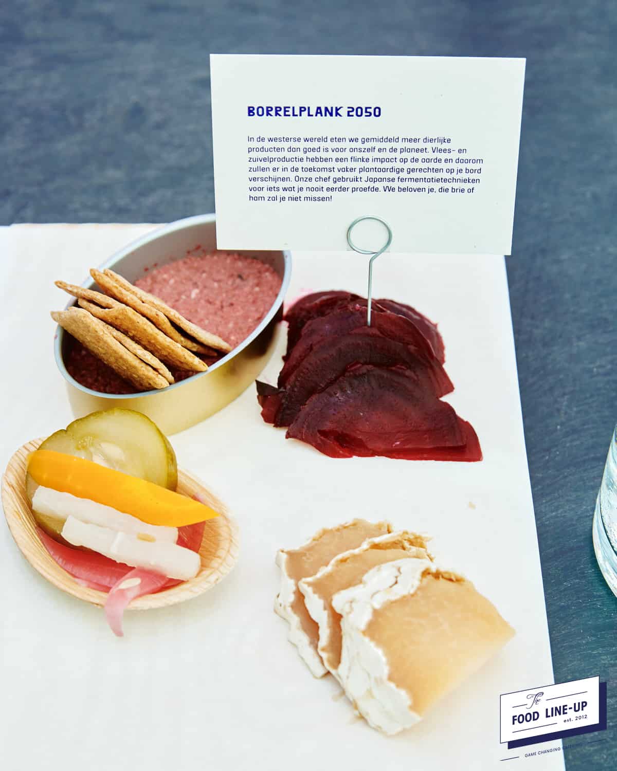 borrelplank 2050 - the food line up - food - vegan - vega - trend