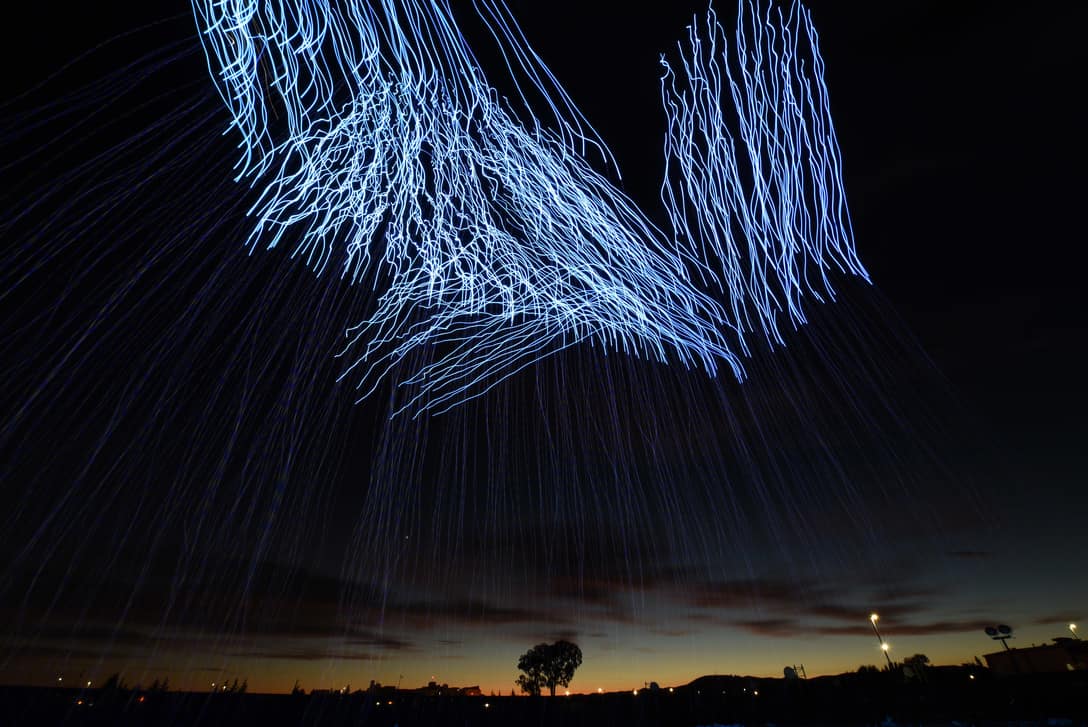 show, act, opening, slot, drones, vliegen, lucht, eyecatcher - drones
