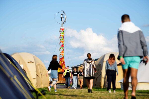 duurzame energietoren GEM-tower op Pukkelpop