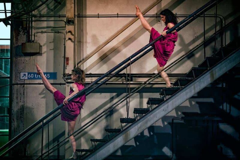 straatartiest - trap -optreden - act