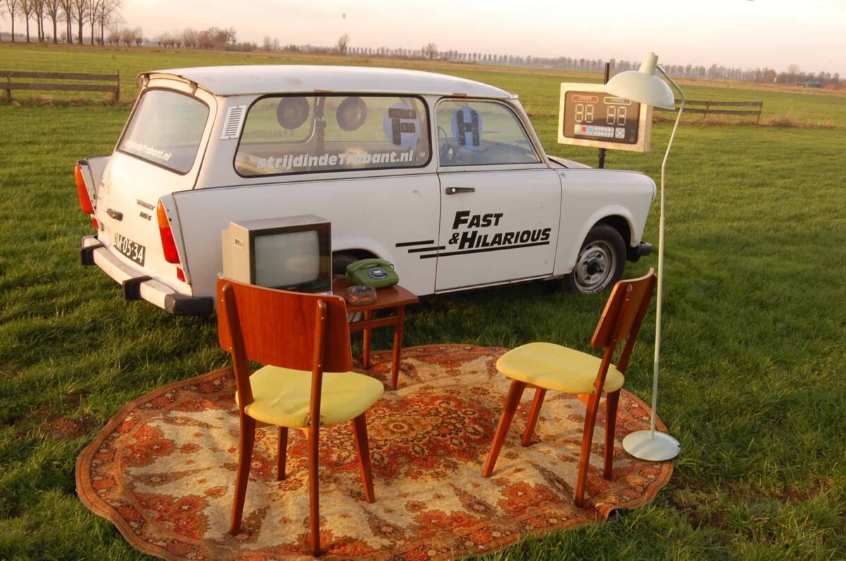 Hilarische actie-attractie met ‘Fast & Hilarious’ - trabant