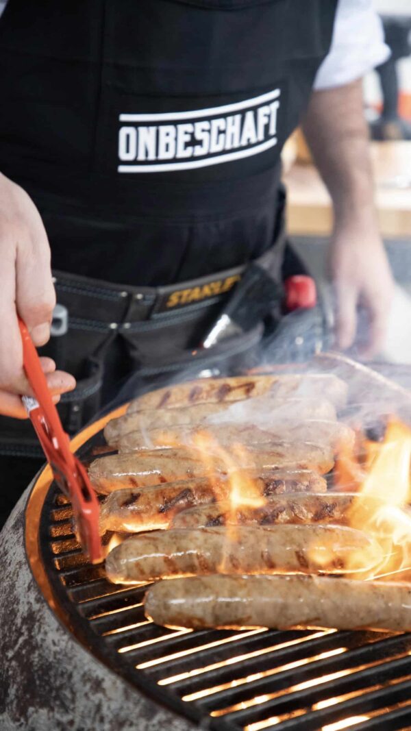 BBQ - vuur - tang - Onbeschaft
