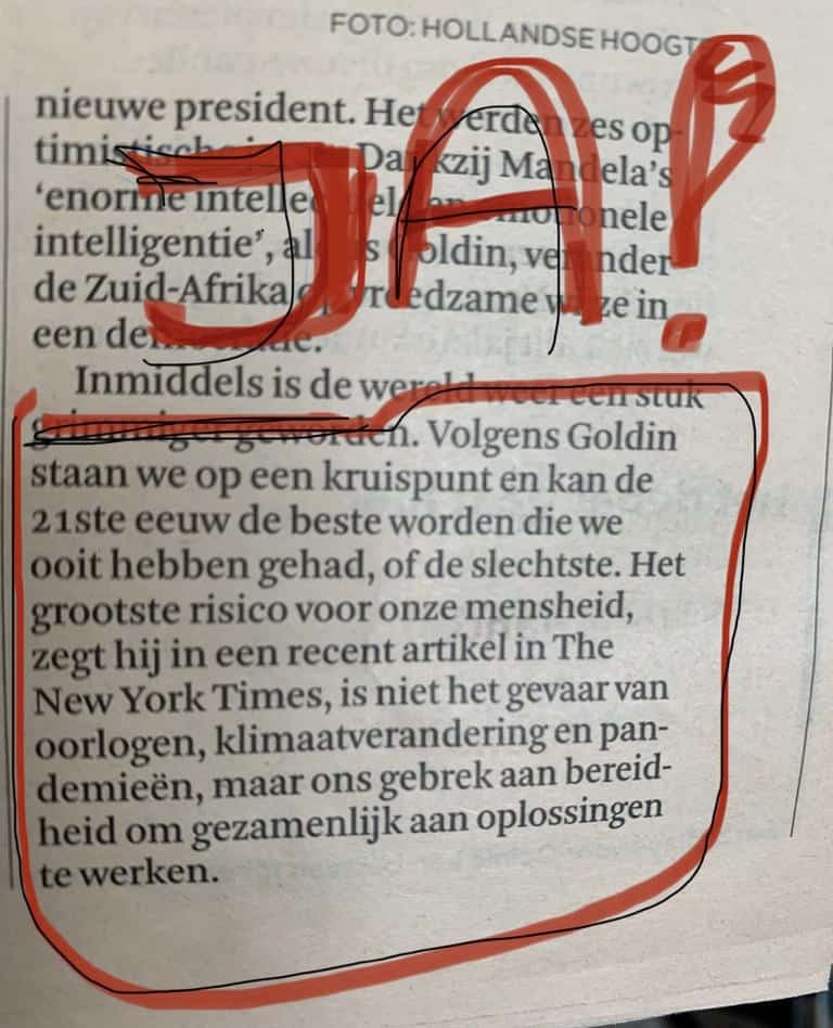 East Side - Goldin - oplossingen - krant