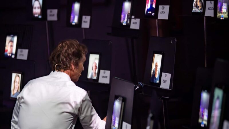 Ruimte om te raken - DeFabrique - concert - iPads - online event - virtual event