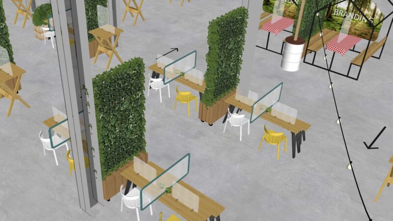 Boozed - smart - stylish - save - inrichting - styling - event - kantoor - 1,5 meter