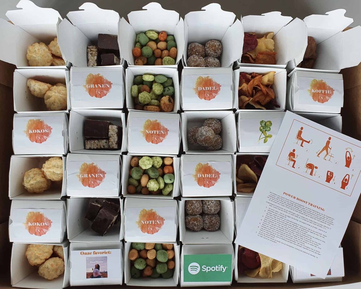 Powerbox - Van der Linde Catering - catering - evenementen - online events - hybride events - boxen - food