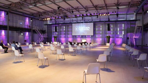 Fokker Terminal - live event - online event - hybride event - locatie - anderhalve meter - coronaproof