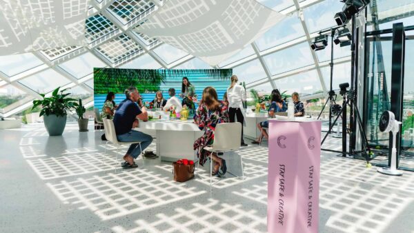 Event Inspiration - Capital C event stay safe & creative lunch in de glazen koepel