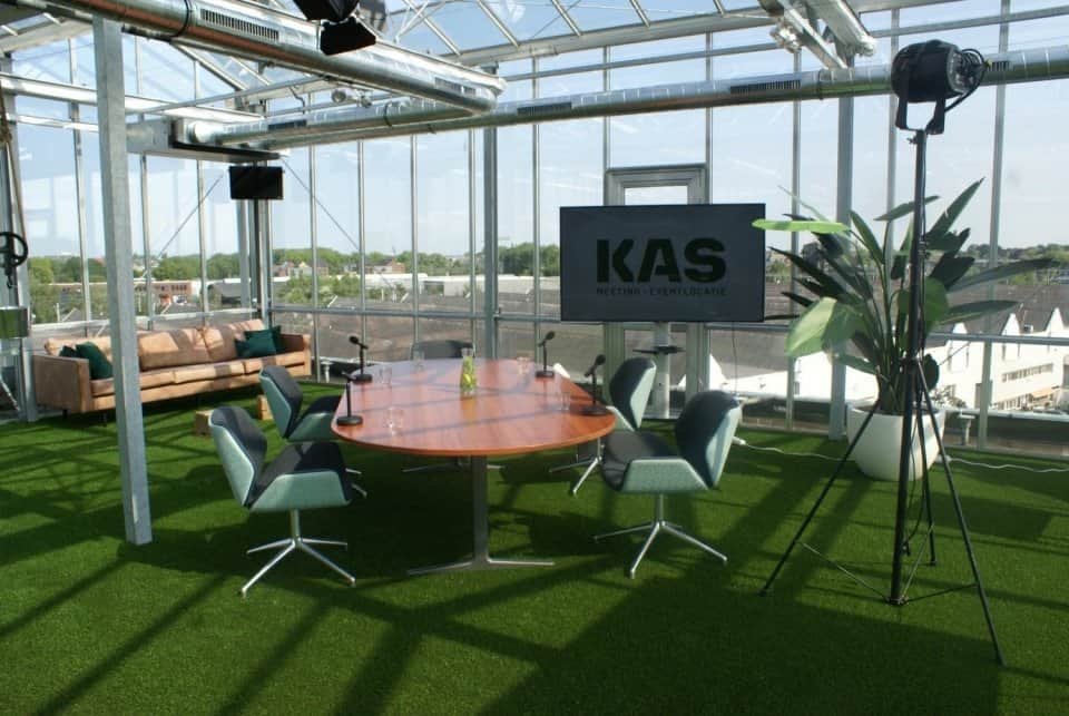 KAS Meeting & Eventlocatie webinar setting - Event Inspiration - online event - hybride event