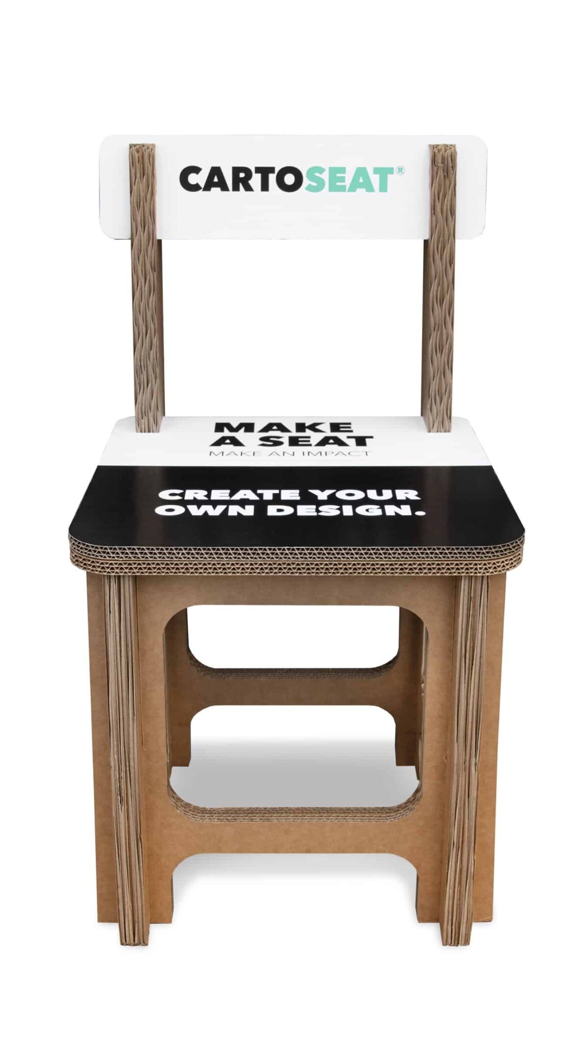 Cartoseat Cartochair vooraanzicht