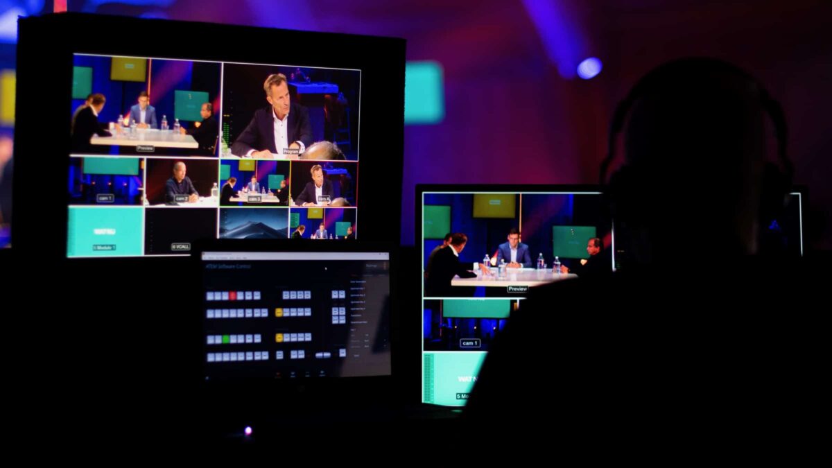 Cobraloods - Congres - Plenair - Spreker - Tafelgesprek - Anderhalve Meter - Afstand - Livestream - Techniek - WATNU
