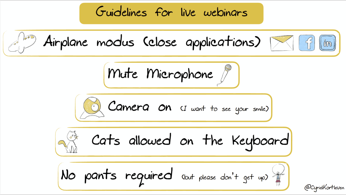 Guidelines for live webinars - tips voor webinars door Cyriel Kortleven