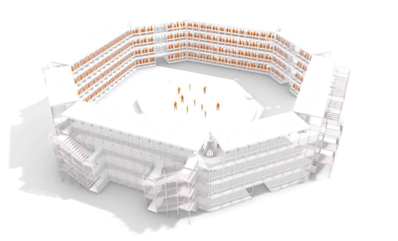 Overview Image van social destancing club