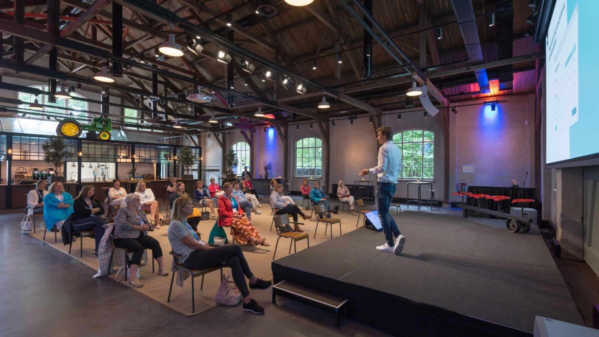 Presentatie Momice tijdens event in Nederlands Openluchtmuseum