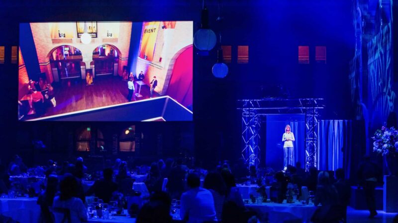Virtual Live Event met Holoportal bij Beurs van Berlage