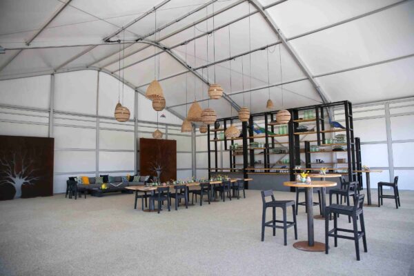 tent perfect als tijdelijke accommodatie op events