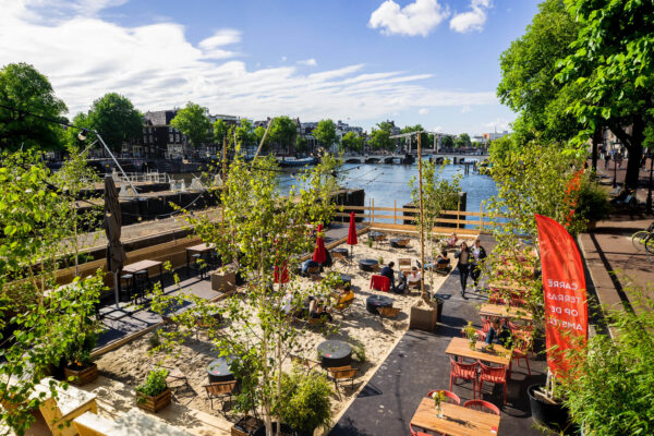 Carré Terras op de Amstel is genieten in hartje Amsterdam