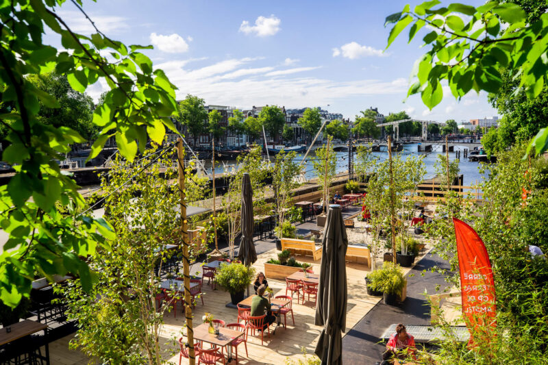 Carré Terras op de Amstel is genieten in hartje Amsterdam