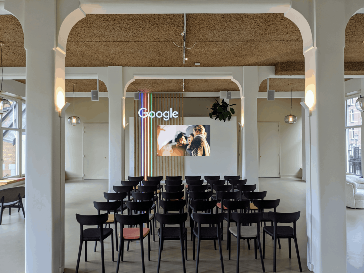 Google eventspace bij Diamantfabriek
