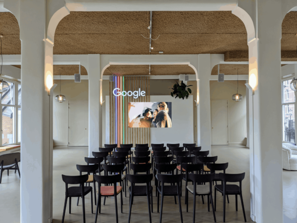Google eventspace bij Diamantfabriek