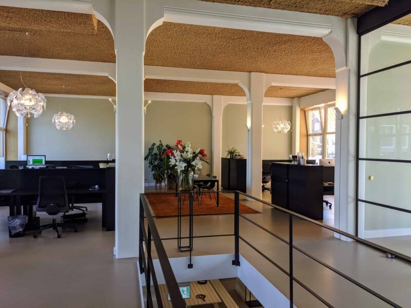 Kantoor Bureau voor Reuring bij diamantfabriek Asscher