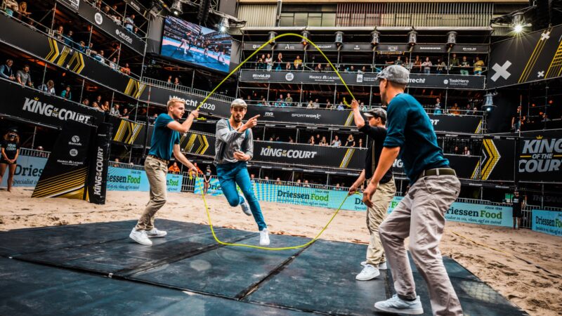 Act met touwtje springen tijdens King of the Court (foto-SetVexy)