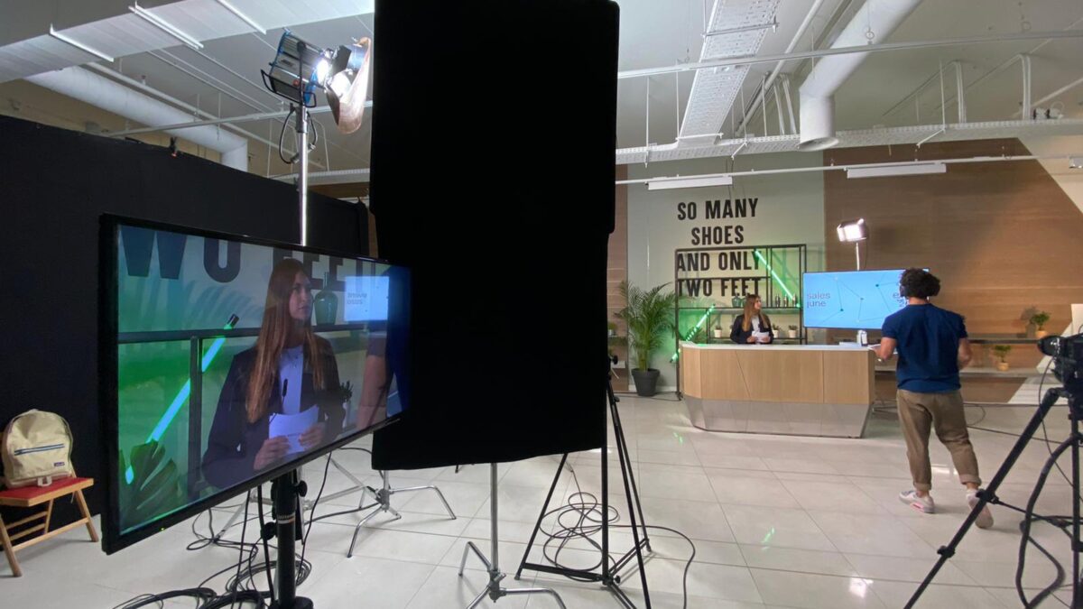 Adyen online event We Are Live in studio