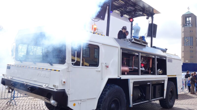 BrandMeester brandweerwagen met DJ booth