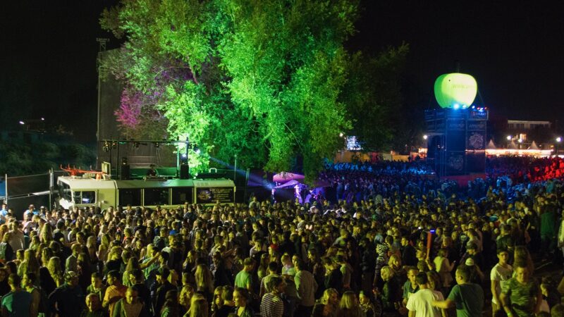 BrandMeester dj set met veel publiek