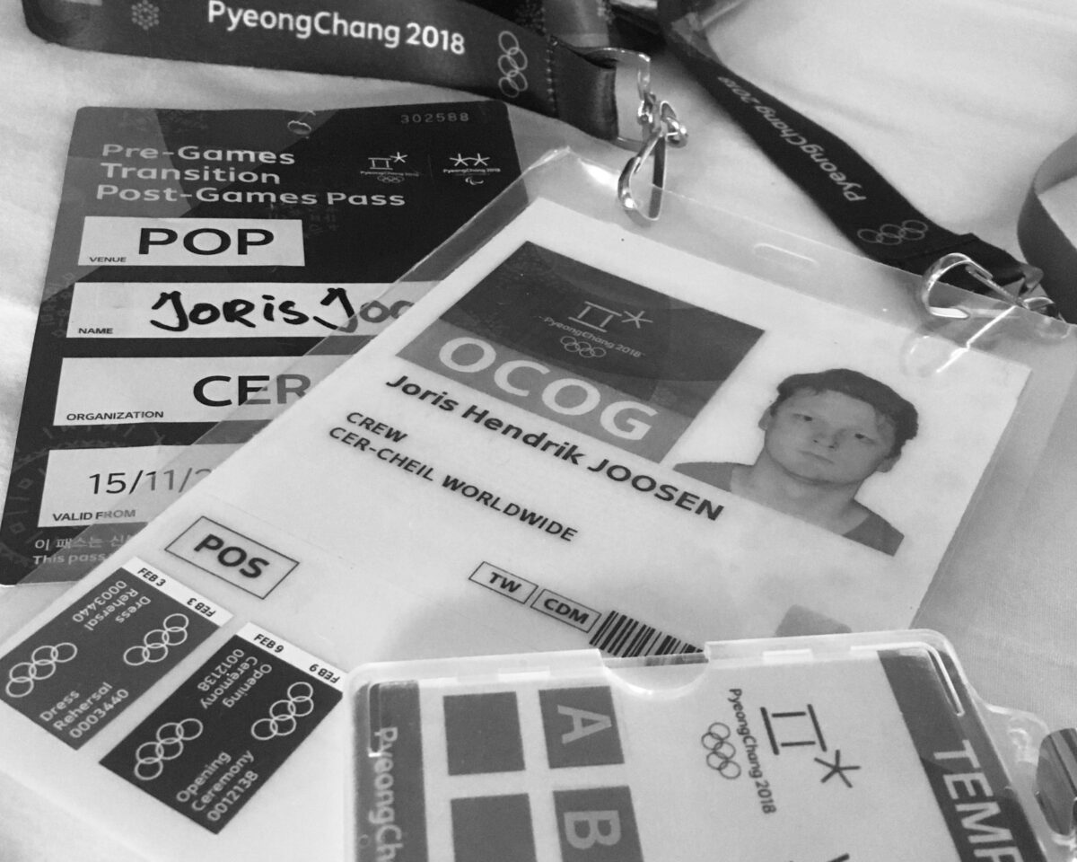 Joris Joosen (Backbone) toegangspassen voor olympische spelen 2018