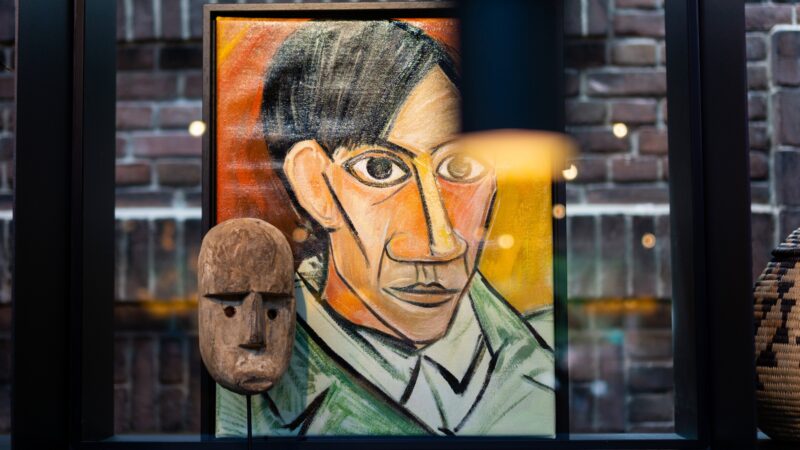 Schilderij en beeld bij Kontakt der Kontinenten