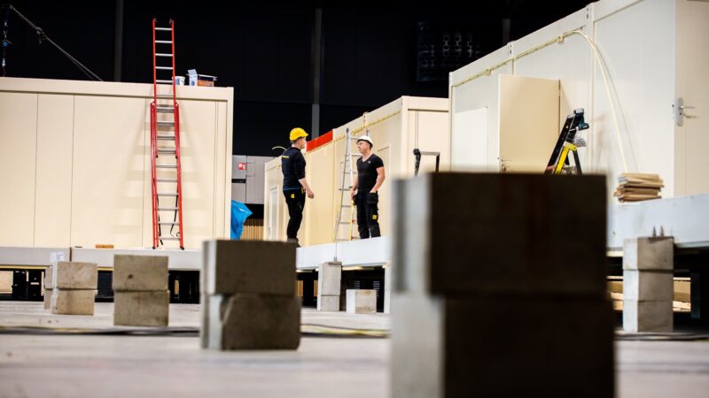 Rotterdam-Ahoy-opbouw-coronahospitaal-Unlimited-Productions