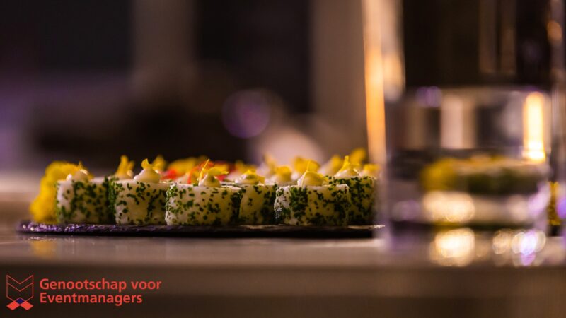 Sushi bij bijeenkomst Genootschap-voor-Eventmanagers