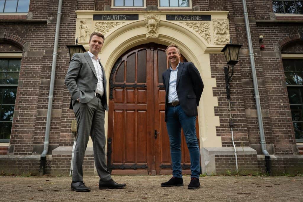Timo-Kruft (TEKA groep) en Dirk-Lubbers (stichting WFC)
