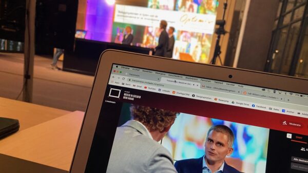 Invitado online event van Beeld en Geluid Den Haag op scherm pc