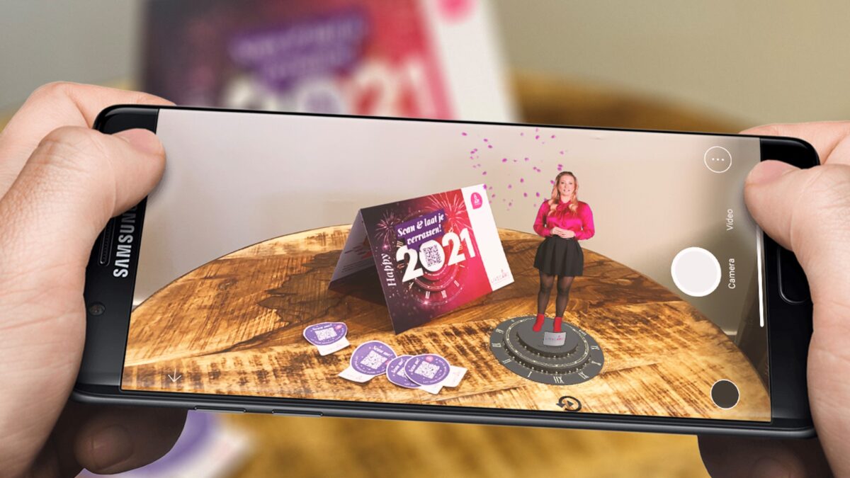 Livecards op Samsung telefoon