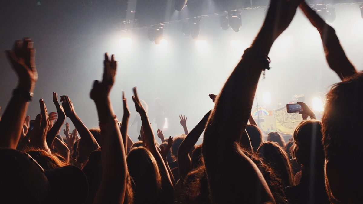 Publiek bij festival