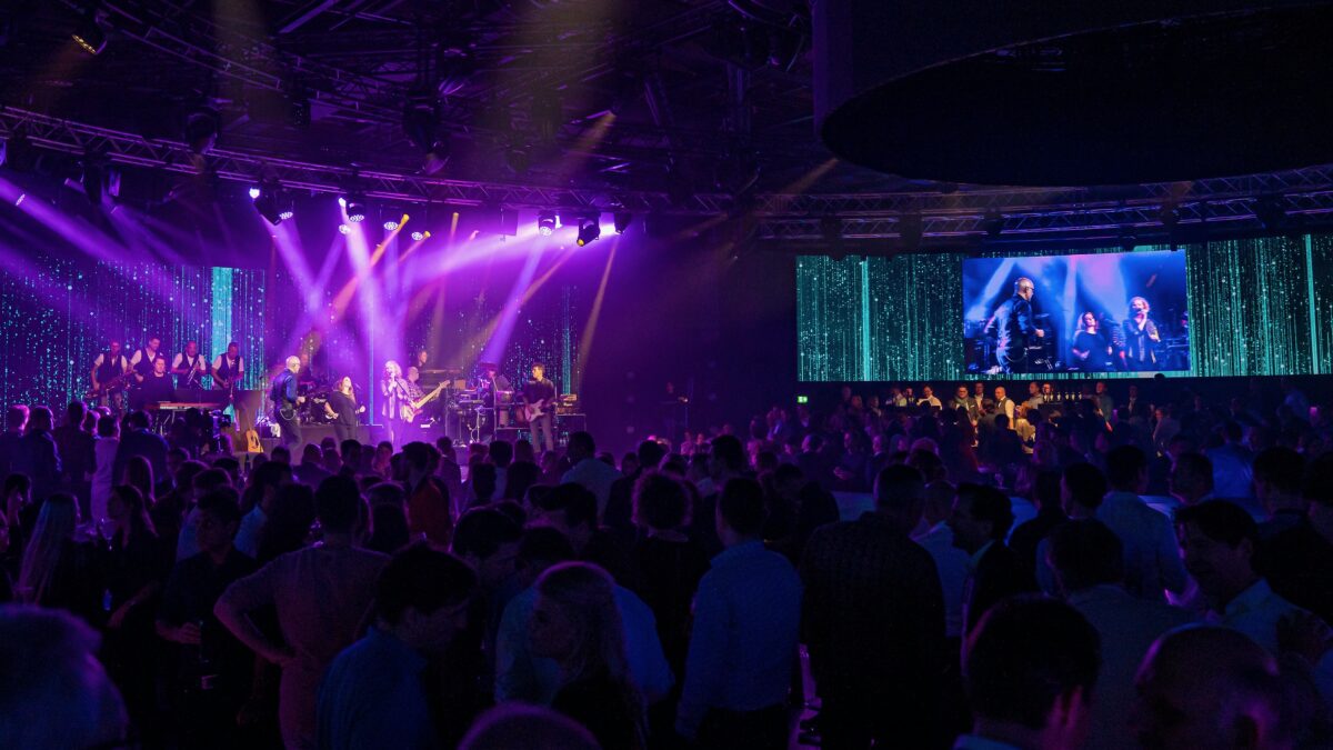 Van Lanschot Kempen optreden band tijdens personeelsfeest