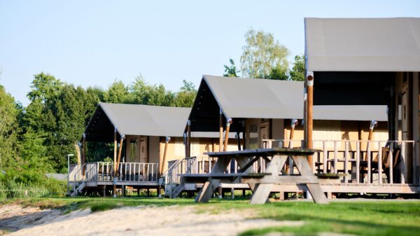 drie safaritenten - Glamping de Oever