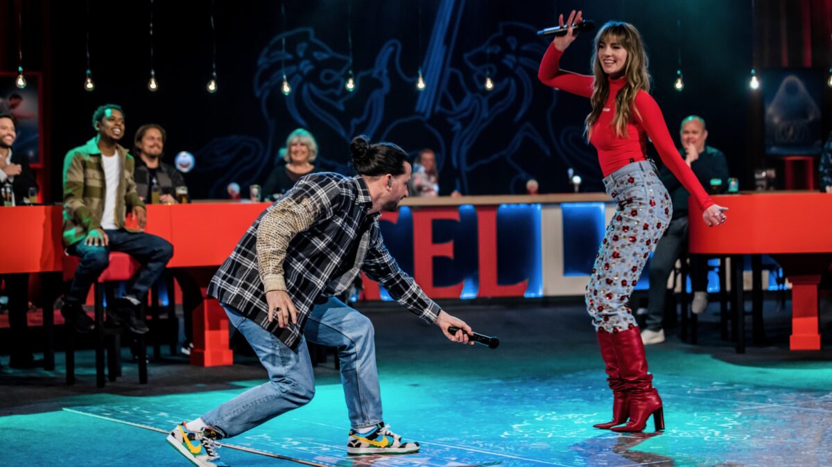 Maan die gaat tapdansen tijdens VVAL (foto-Set Vexy)
