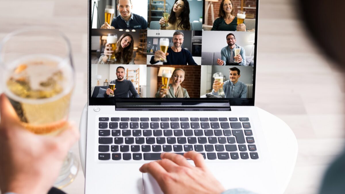 Online Team uitje Bierproeverij Ctaste tijdens online meeting